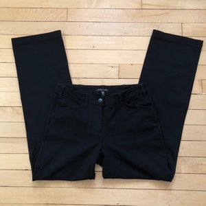Eileen Fisher Straight-Leg Stretch Knit Pants
